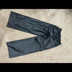 leather black pants